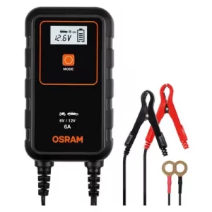 Prostownik, ładowarka do akumulatora OSRAM 6A 6/12V AMS-OSRAM OEBCS906