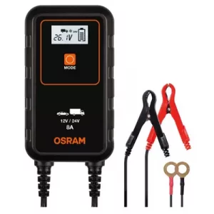 Prostownik, ładowarka do akumulatora OSRAM 8A 12/24V AMS-OSRAM OEBCS908